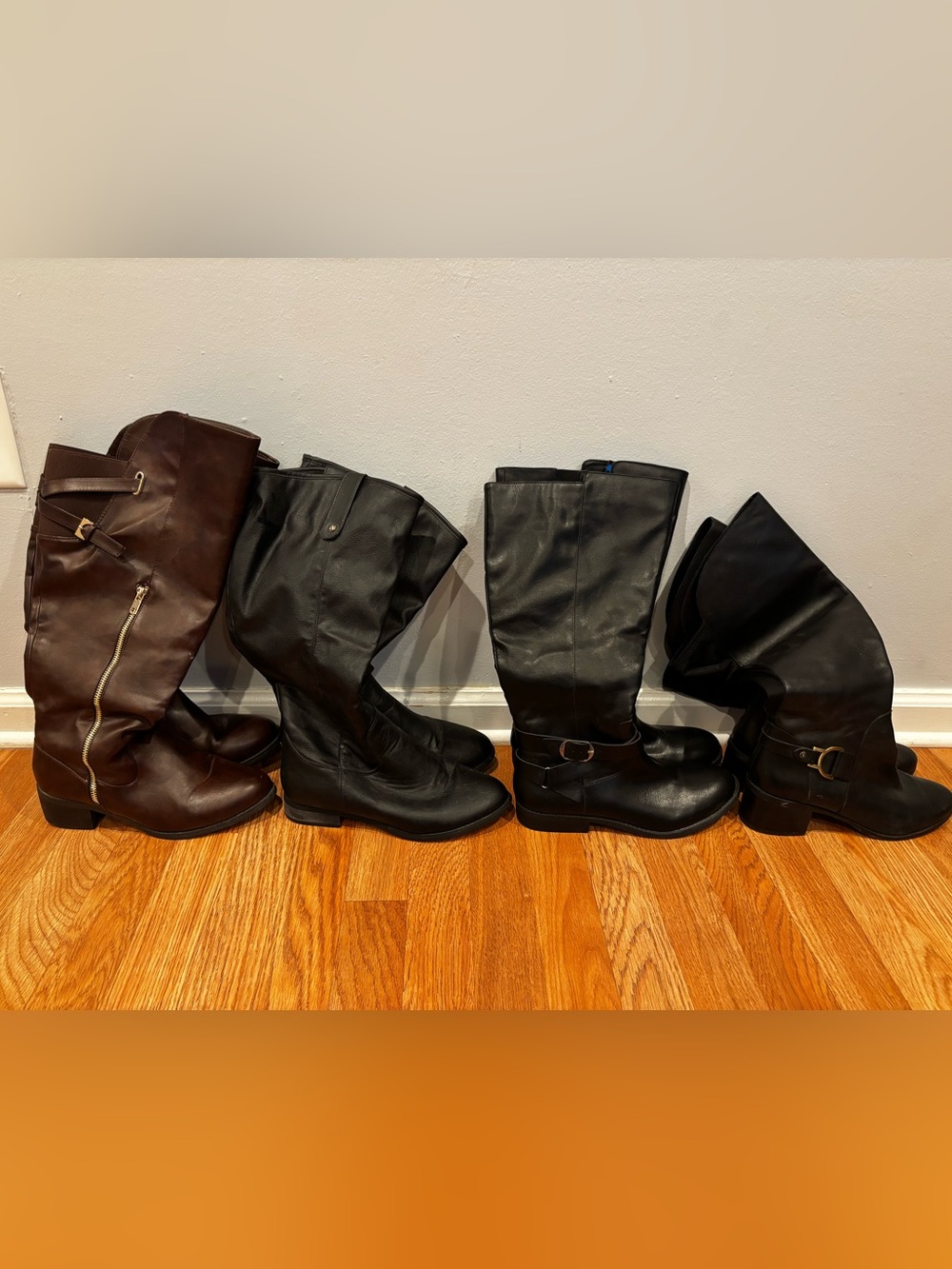 Bundle Women’s Tall Riding Boots - Black and Brown